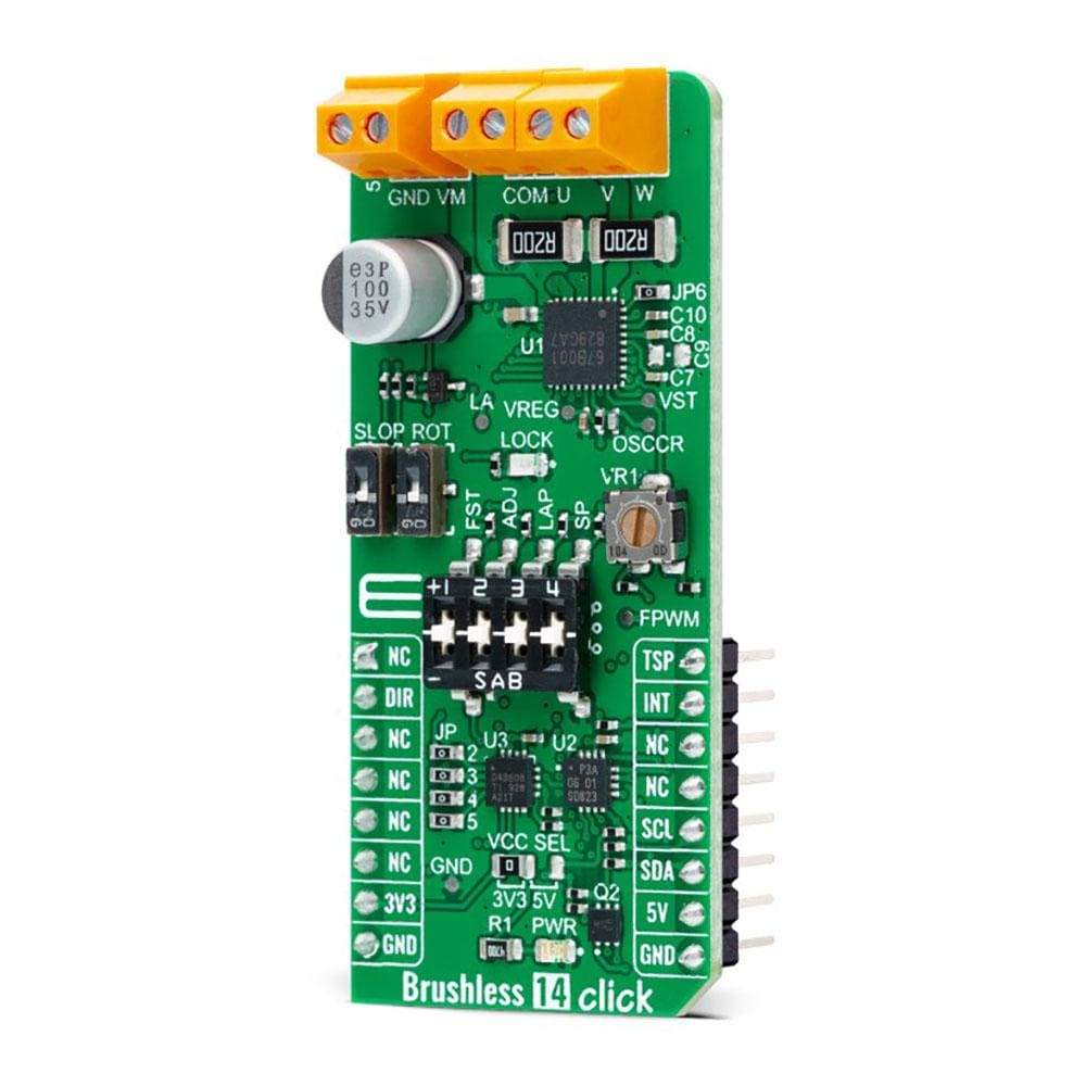 Mikroelektronika d.o.o. MIKROE-4648 Brushless 14 Click Board - The Debug Store UK