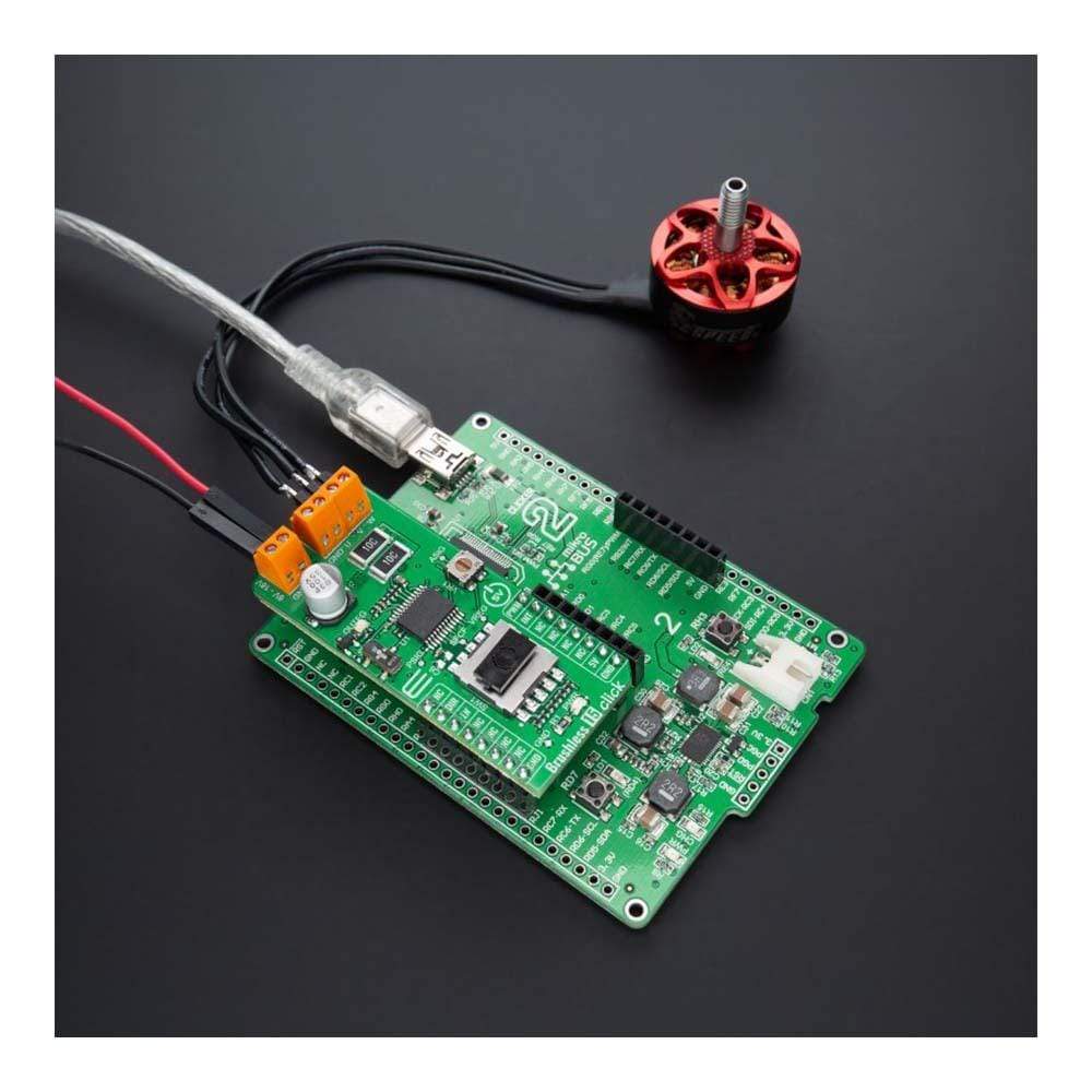 Mikroelektronika d.o.o. MIKROE-4885 Brushless 15 Click Board - The Debug Store UK