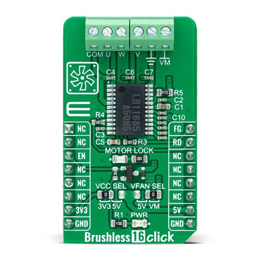 Mikroelektronika d.o.o. MIKROE-4742 Brushless 16 Click Board - The Debug Store UK