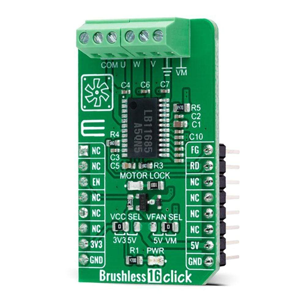 Mikroelektronika d.o.o. MIKROE-4742 Brushless 16 Click Board - The Debug Store UK