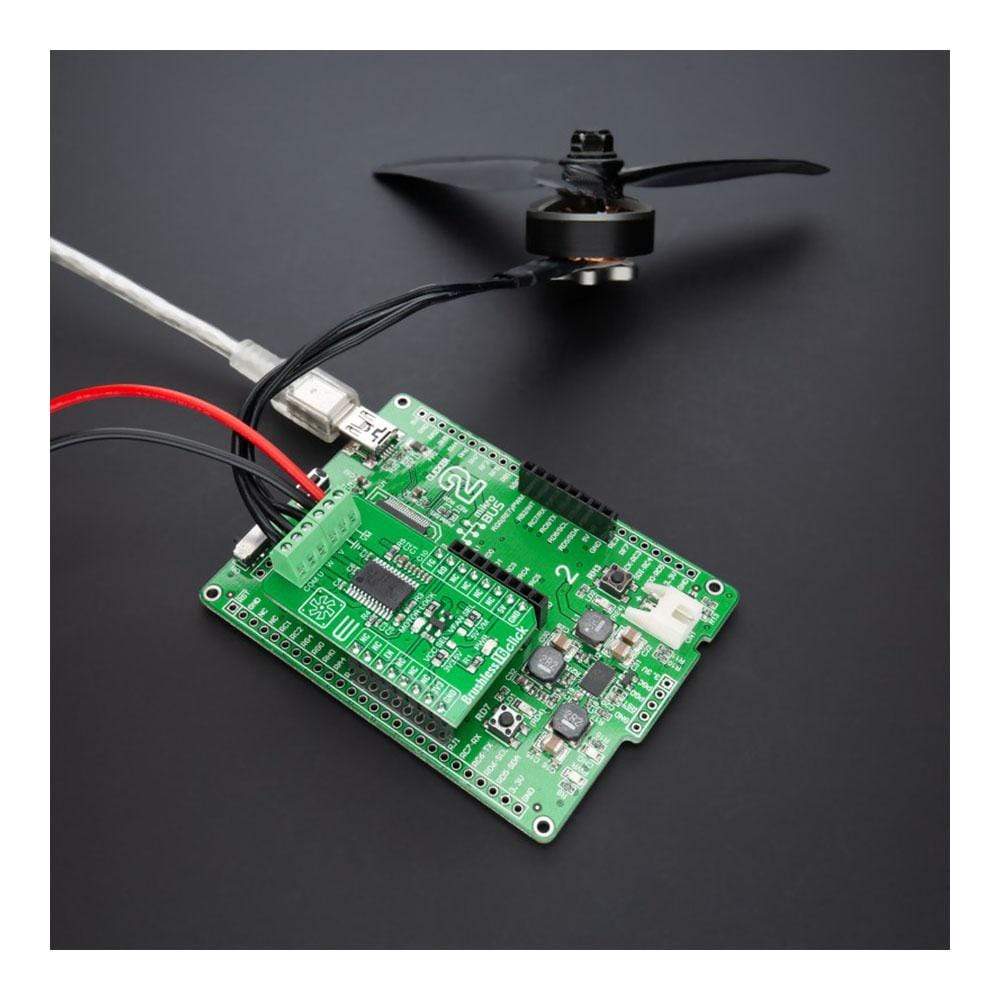 Mikroelektronika d.o.o. MIKROE-4742 Brushless 16 Click Board - The Debug Store UK