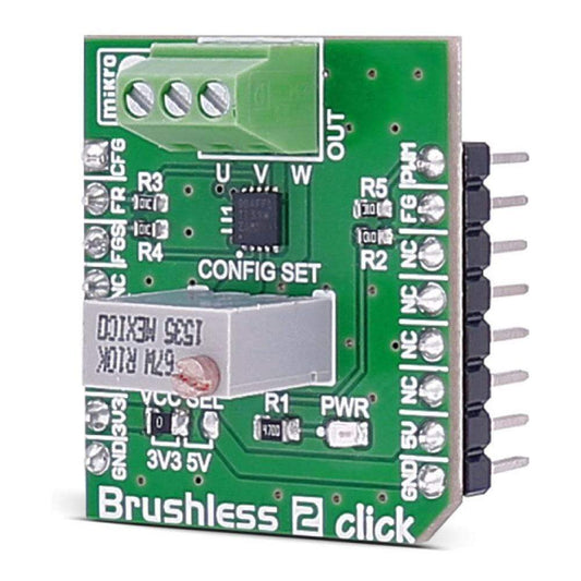 Mikroelektronika d.o.o. MIKROE-2754 Brushless 2 Click Board - The Debug Store UK