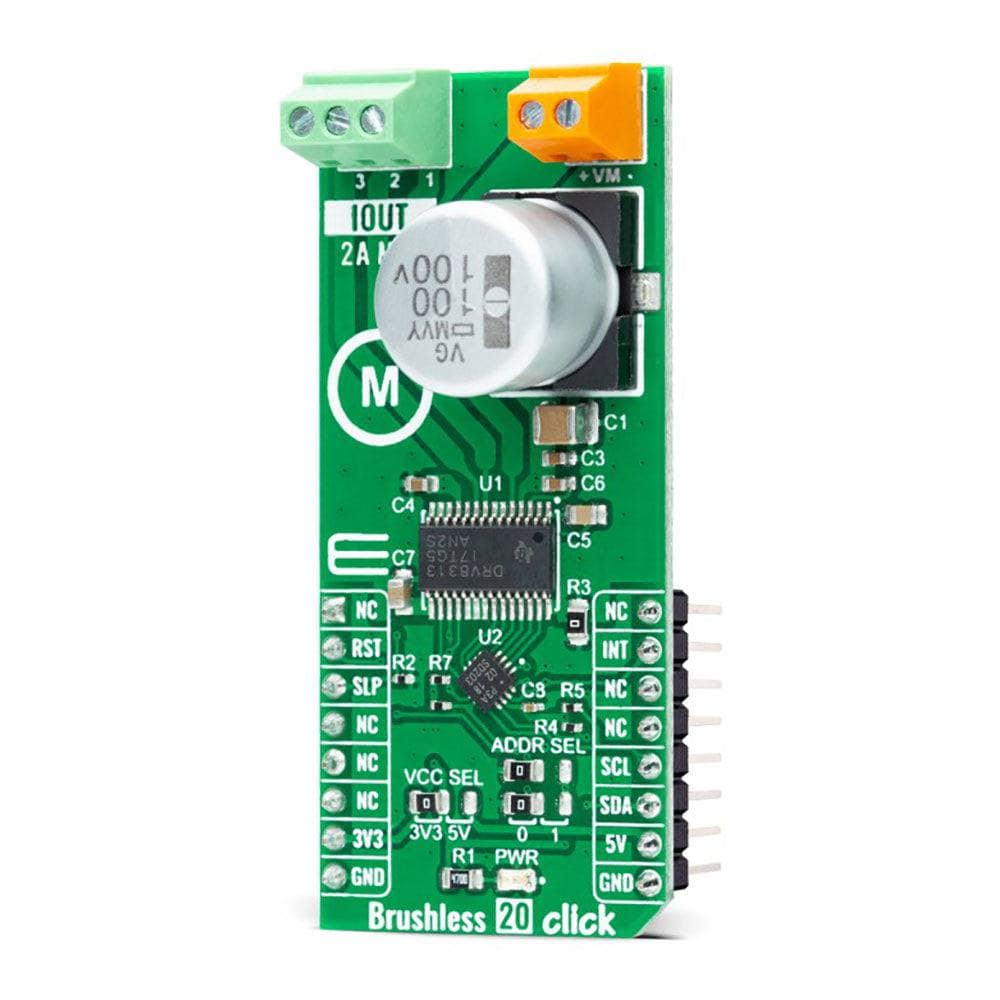 Mikroelektronika d.o.o. MIKROE-5294 Brushless 20 Click Board - The Debug Store UK