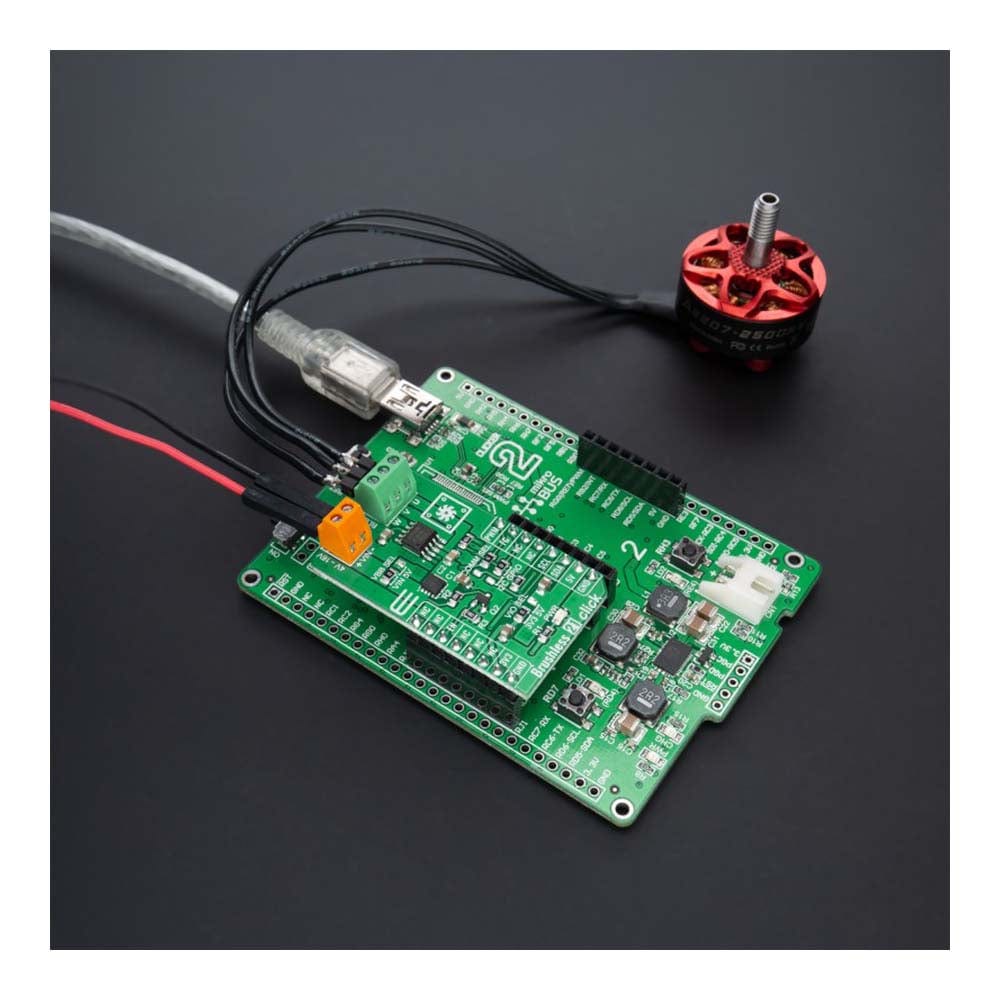 Mikroelektronika d.o.o. MIKROE-5055 Brushless 21 Click Board - The Debug Store UK