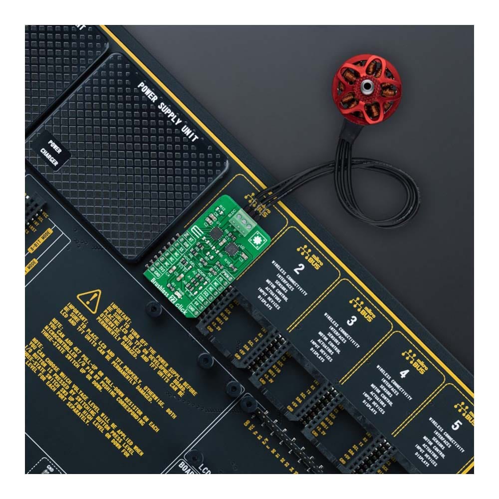 Mikroelektronika d.o.o. MIKROE-4995 Brushless 22 Click Board - The Debug Store UK