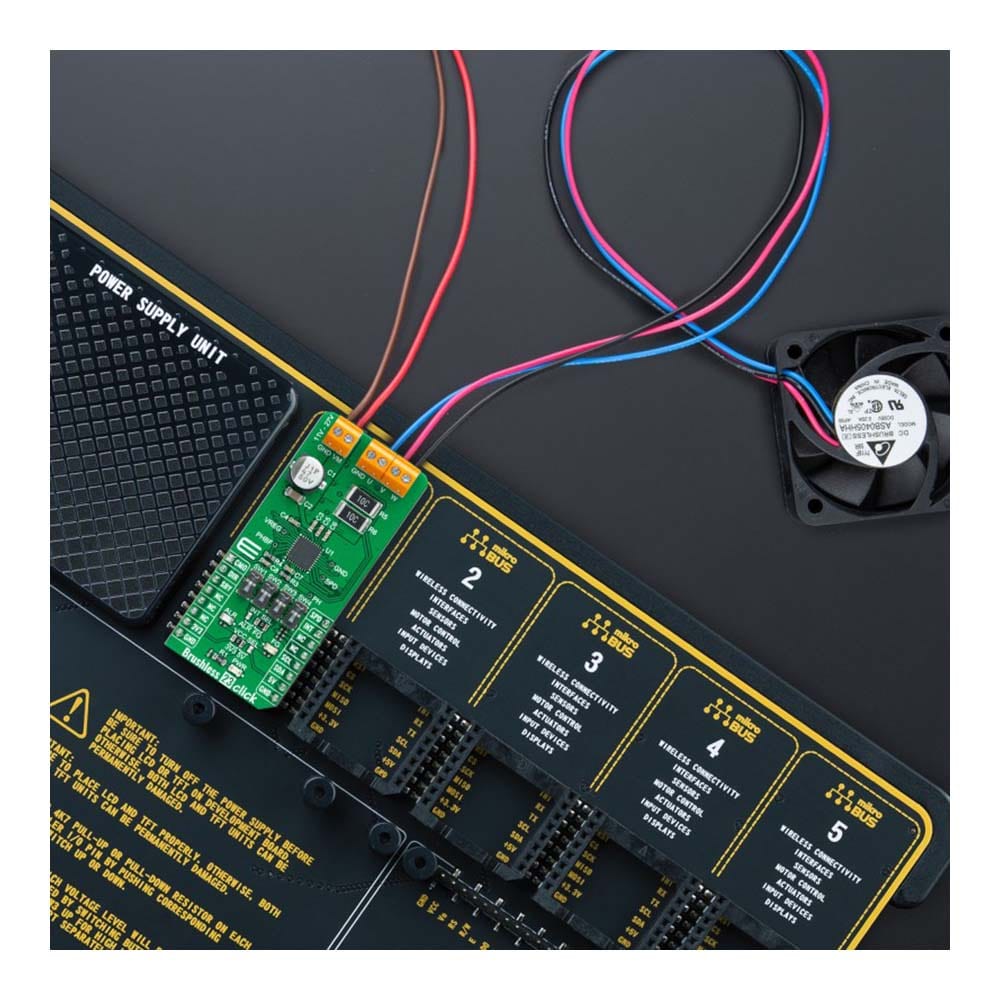 Mikroelektronika d.o.o. MIKROE-5100 Brushless 23 Click Board - The Debug Store UK