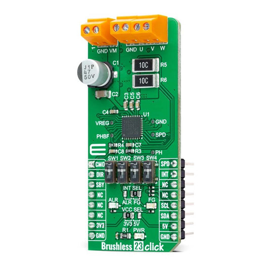 Mikroelektronika d.o.o. MIKROE-5100 Brushless 23 Click Board - The Debug Store UK