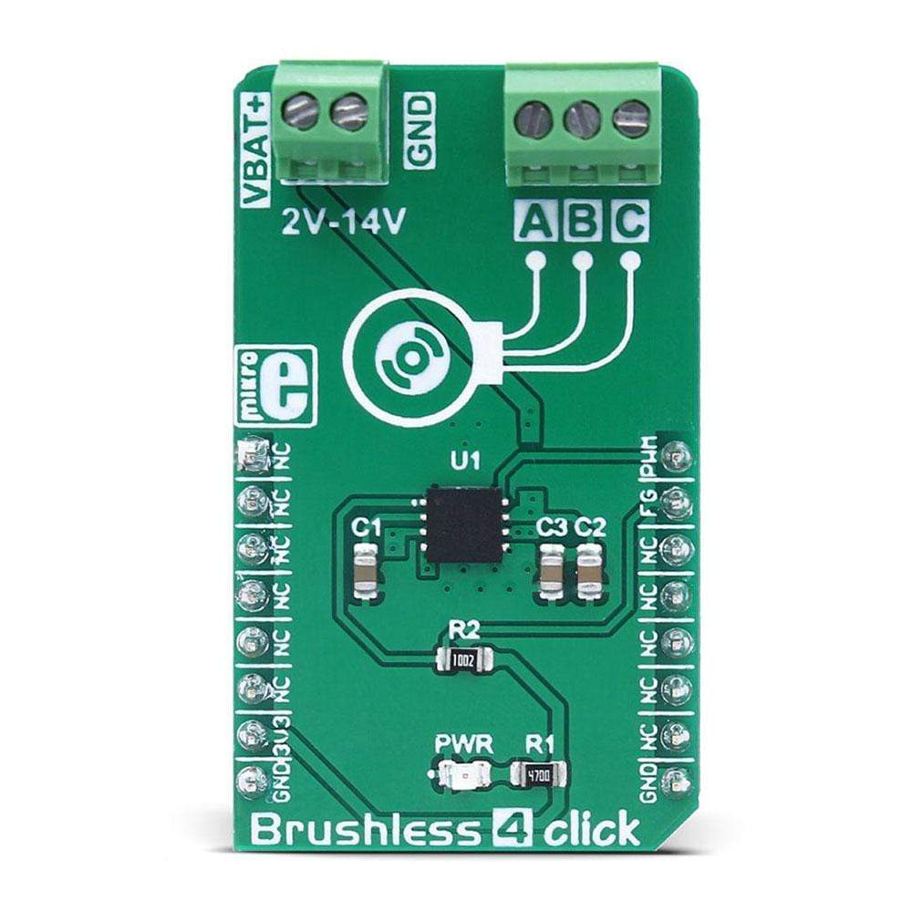 Mikroelektronika d.o.o. MIKROE-3032 Brushless 5 Click Board - The Debug Store UK