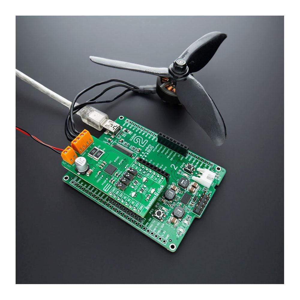 Mikroelektronika d.o.o. MIKROE-4182 Brushless 7 Click Board - The Debug Store UK