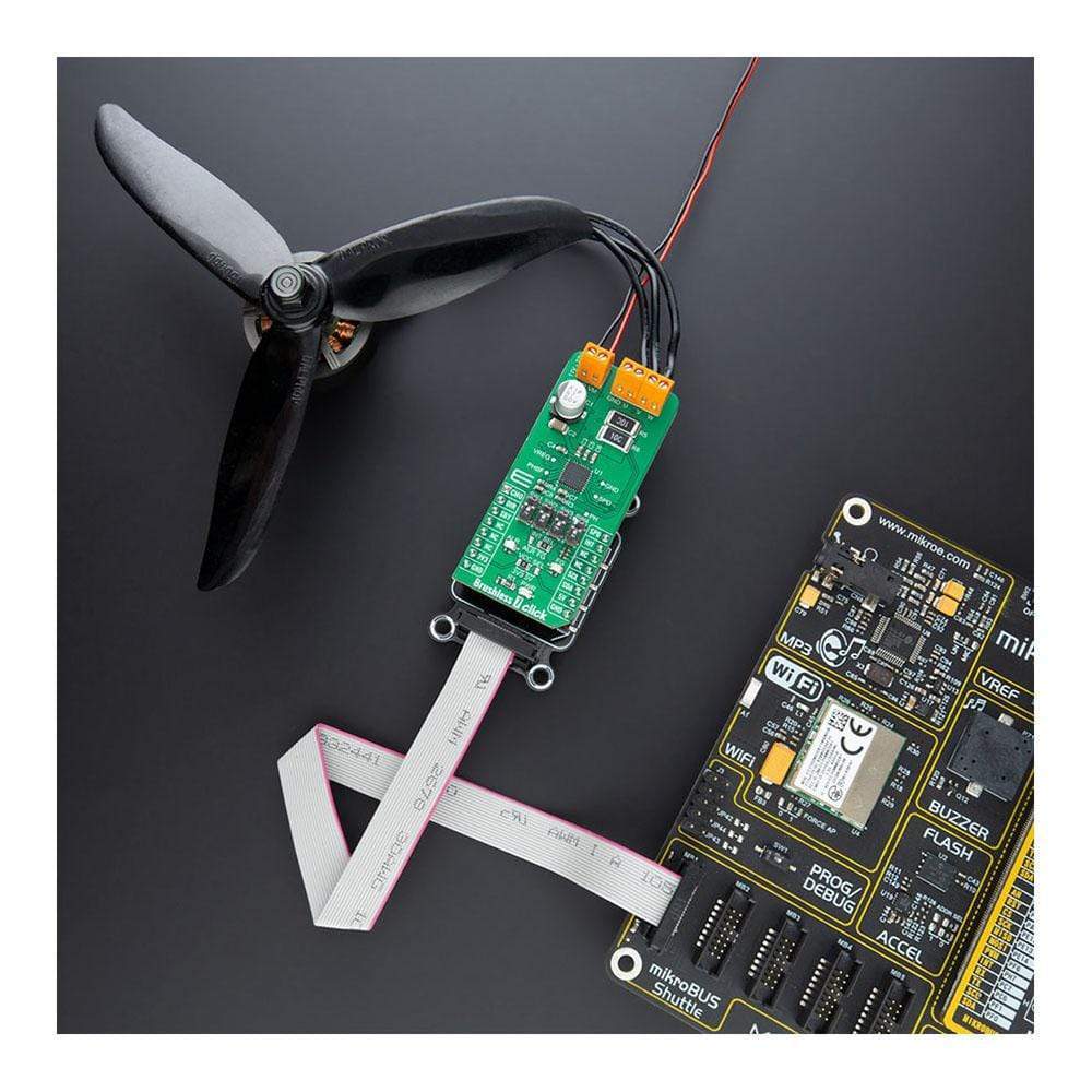 Mikroelektronika d.o.o. MIKROE-4182 Brushless 7 Click Board - The Debug Store UK