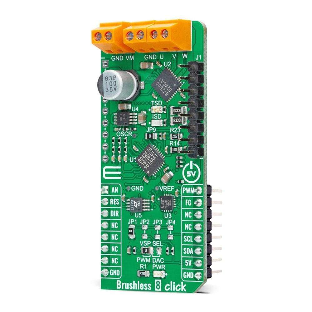 Mikroelektronika d.o.o. MIKROE-4275 Brushless 8 Click Board - The Debug Store UK