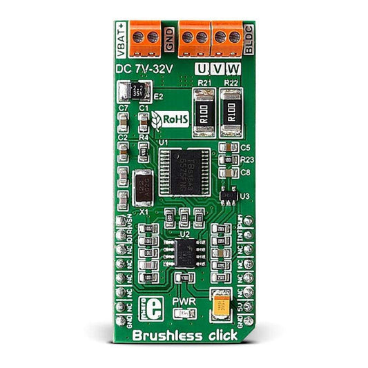 Mikroelektronika d.o.o. MIKROE-2441 Brushless Click Board - The Debug Store UK