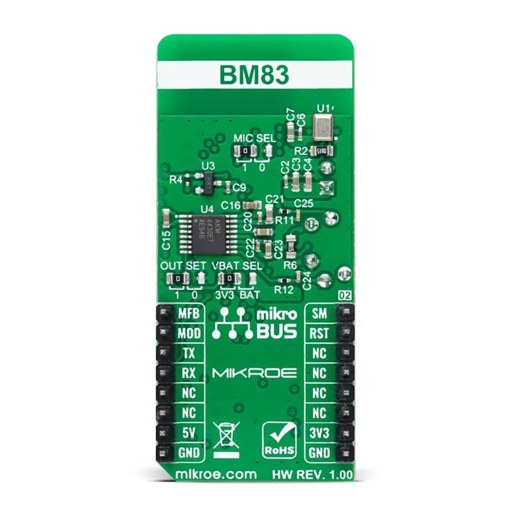 Mikroelektronika d.o.o. MIKROE-4947 BT Audio 3 Click Board - The Debug Store UK