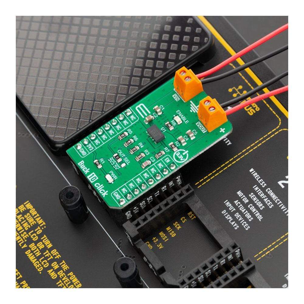 Mikroelektronika d.o.o. MIKROE-3569 Buck 10 Click Board - The Debug Store UK