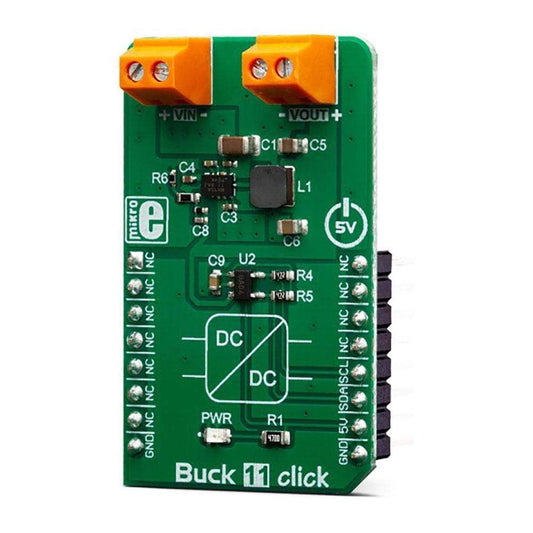 Mikroelektronika d.o.o. MIKROE-3438 Buck 11 Click Board - The Debug Store UK