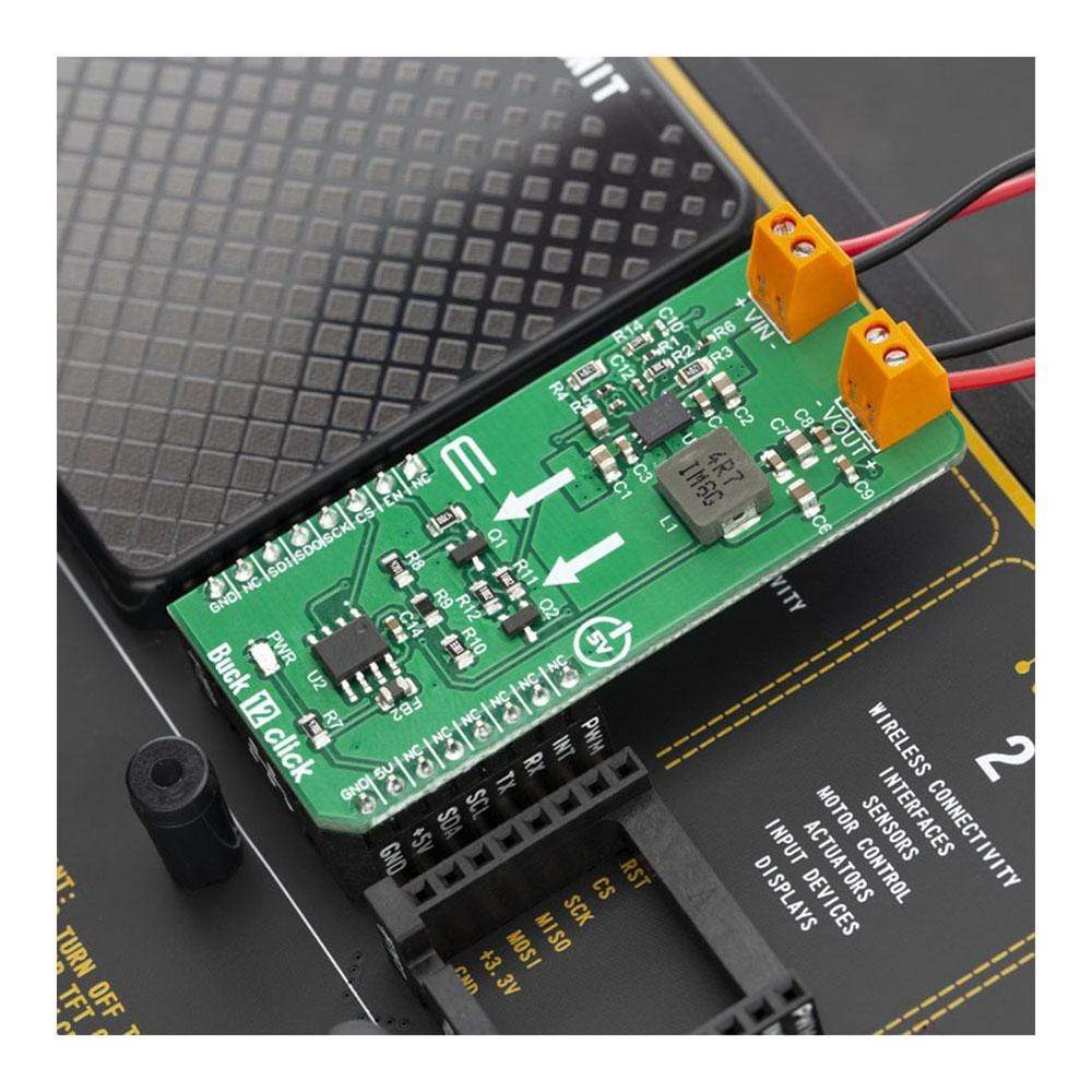 Mikroelektronika d.o.o. MIKROE-3652 Buck 12 Click Board - The Debug Store UK