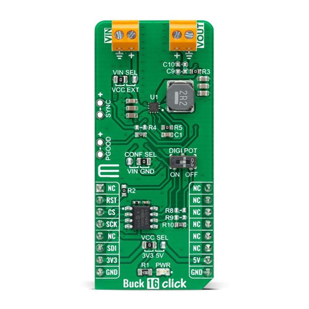 Mikroelektronika d.o.o. MIKROE-4846 Buck 16 Click Board - The Debug Store UK