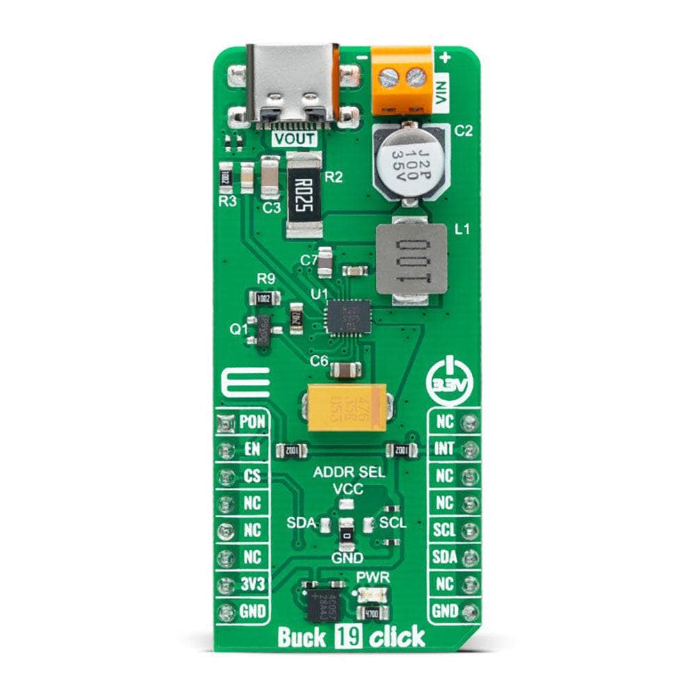 Mikroelektronika d.o.o. MIKROE-5451 Buck 19 Click Board - The Debug Store UK