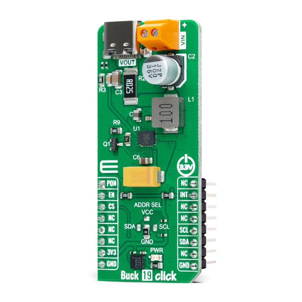 Mikroelektronika d.o.o. MIKROE-5451 Buck 19 Click Board - The Debug Store UK