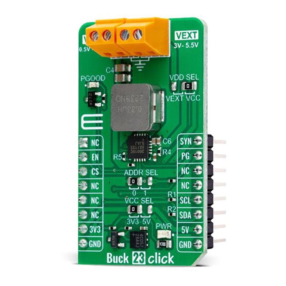 Mikroelektronika d.o.o. MIKROE-5536 Buck 23 Click Board - The Debug Store UK