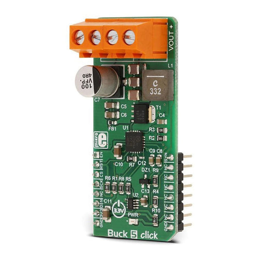 Mikroelektronika d.o.o. MIKROE-3100 Buck 5 Click Board - The Debug Store UK