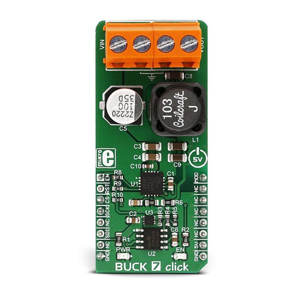 Mikroelektronika d.o.o. MIKROE-3094 Buck 7 Click Board - The Debug Store UK
