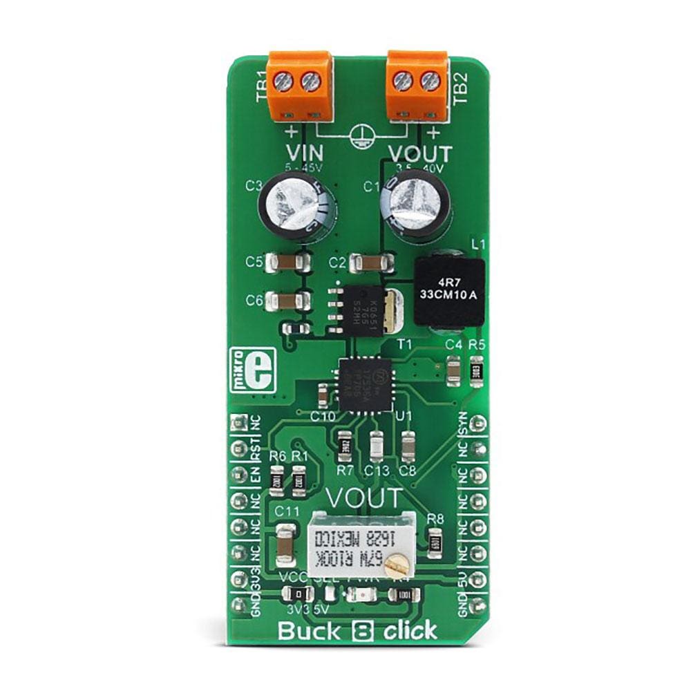 Mikroelektronika d.o.o. MIKROE-2997 Buck 8 Click Board - The Debug Store UK