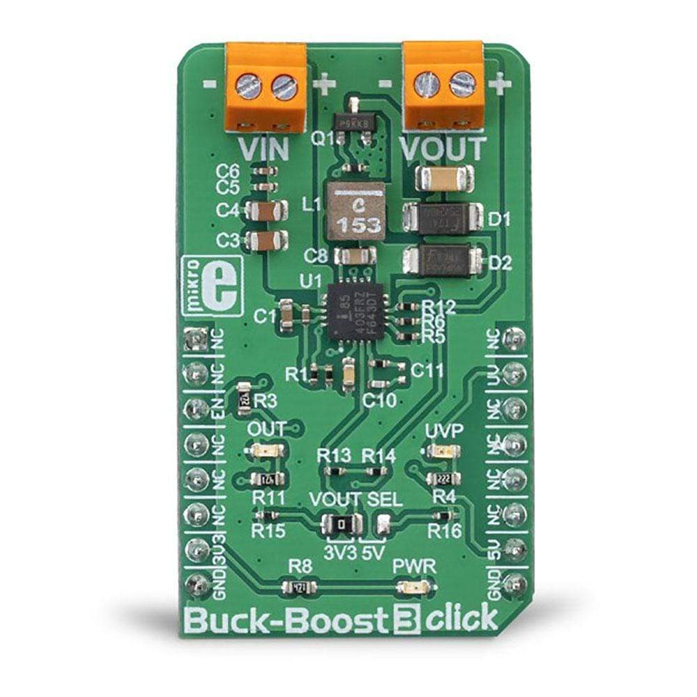 Mikroelektronika d.o.o. MIKROE-3277 Buck-Boost 3 Click Board - The Debug Store UK