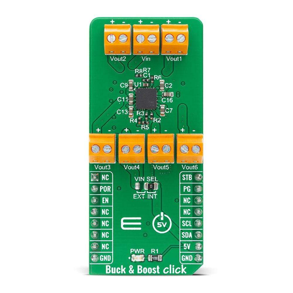 Mikroelektronika d.o.o. MIKROE-4354 Buck & Boost Click Board - The Debug Store UK