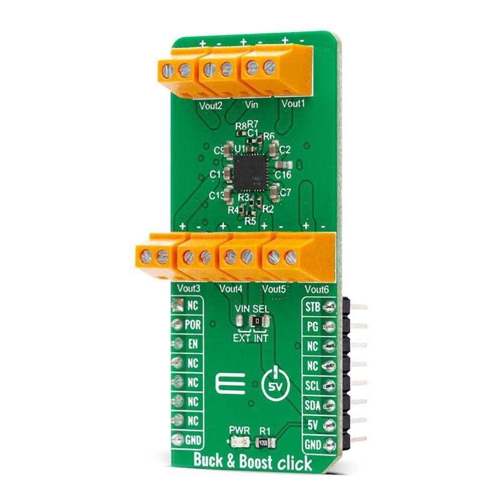 Mikroelektronika d.o.o. MIKROE-4354 Buck & Boost Click Board - The Debug Store UK