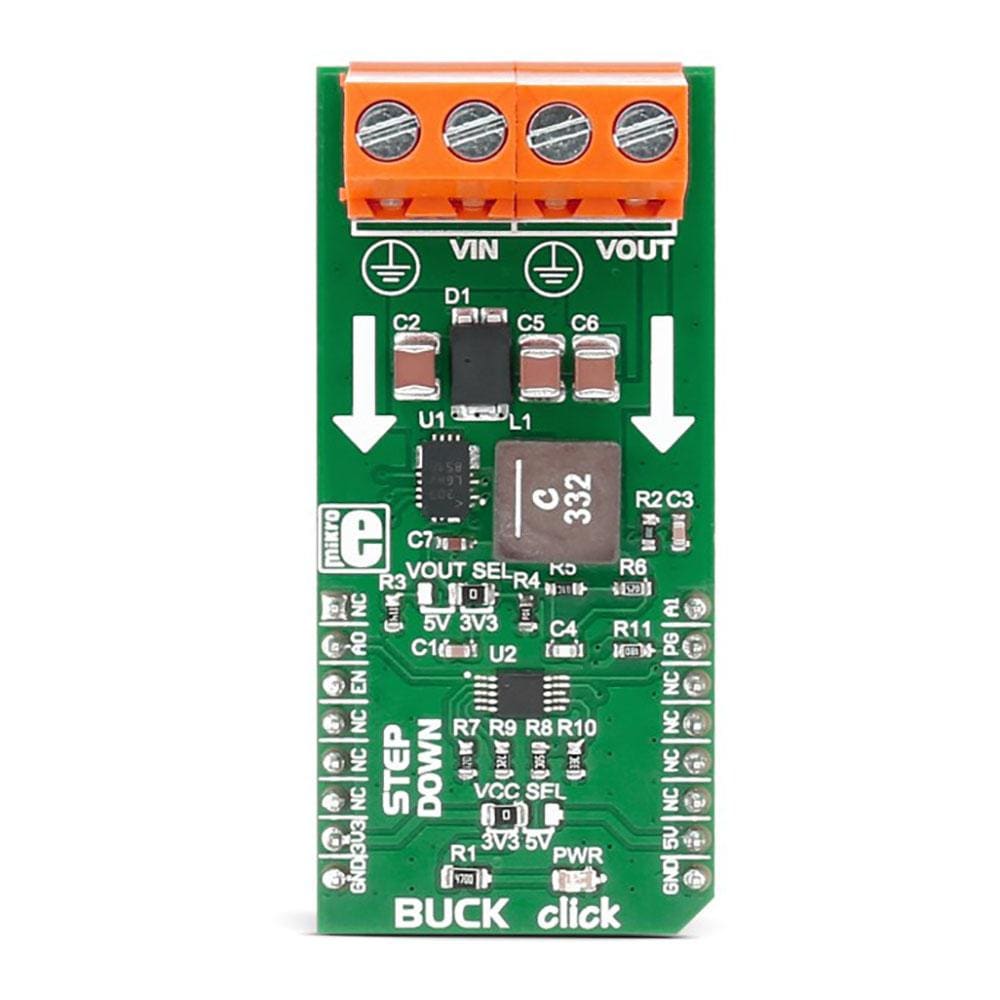 Mikroelektronika d.o.o. MIKROE-1592 Buck Click Board - The Debug Store UK