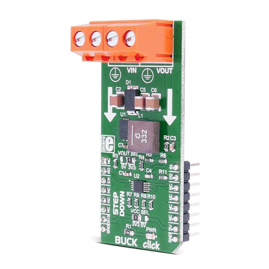 Mikroelektronika d.o.o. MIKROE-1592 Buck Click Board - The Debug Store UK