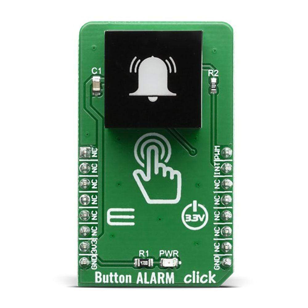 Mikroelektronika d.o.o. MIKROE-3763 Button Alarm Click Board - The Debug Store UK