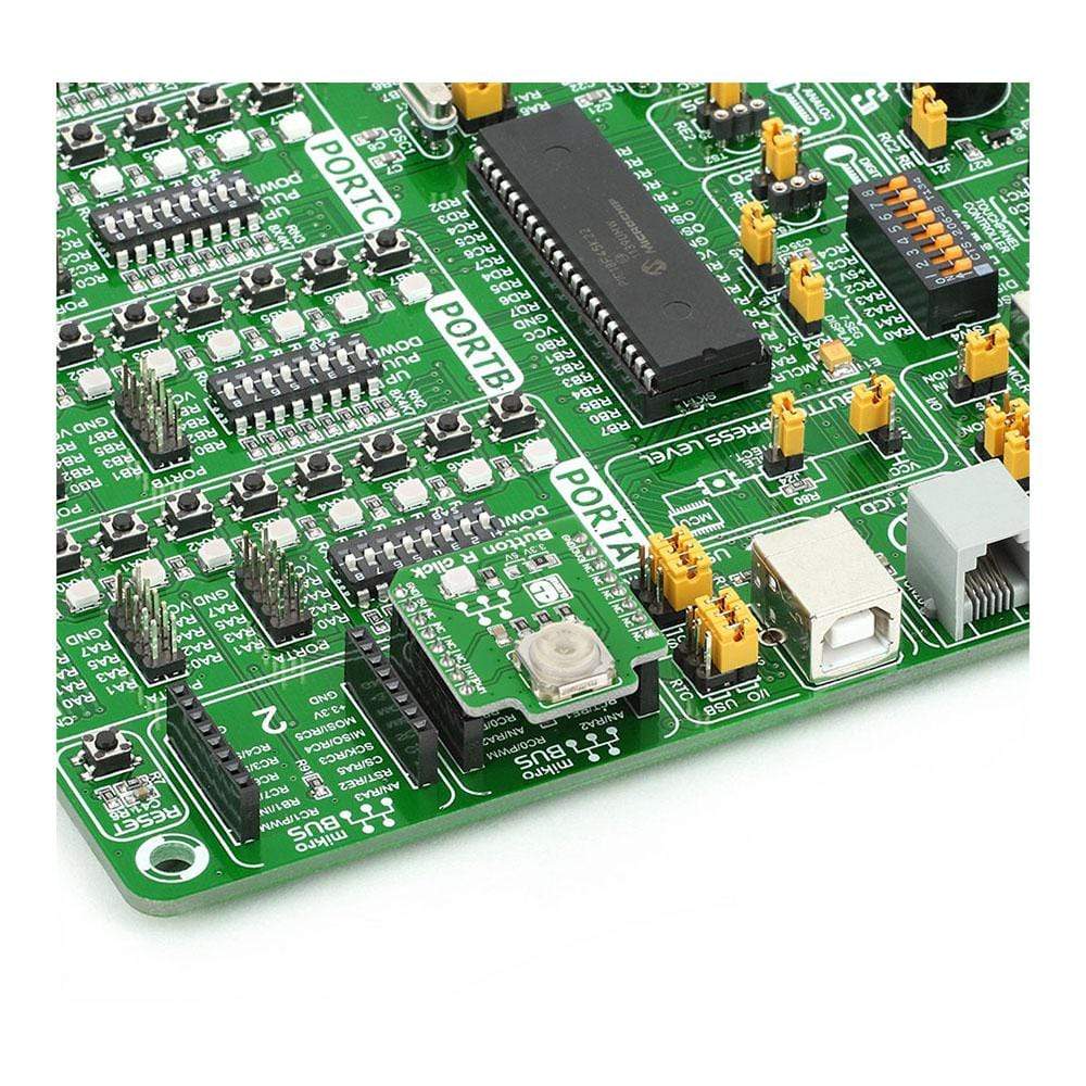 Mikroelektronika d.o.o. MIKROE-1901 Button R Click Board - The Debug Store UK