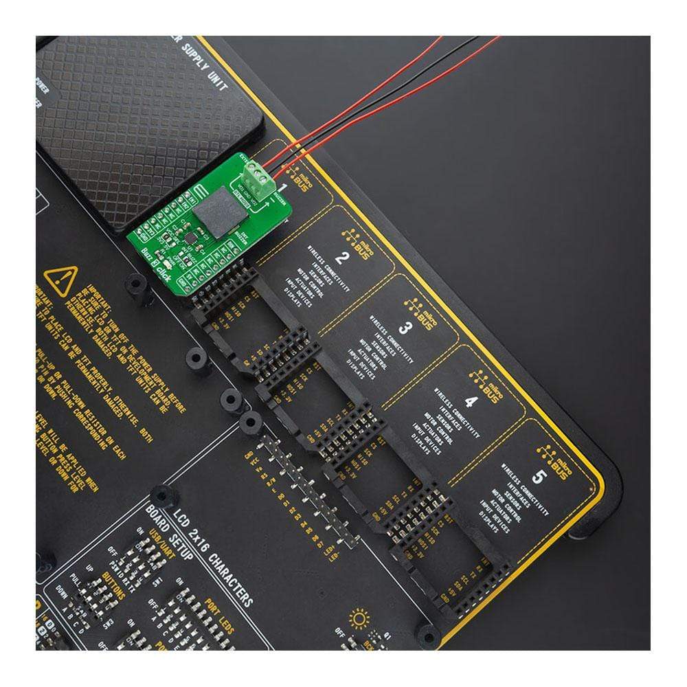 Mikroelektronika d.o.o. MIKROE-4390 Buzz 3 Click Board - The Debug Store UK