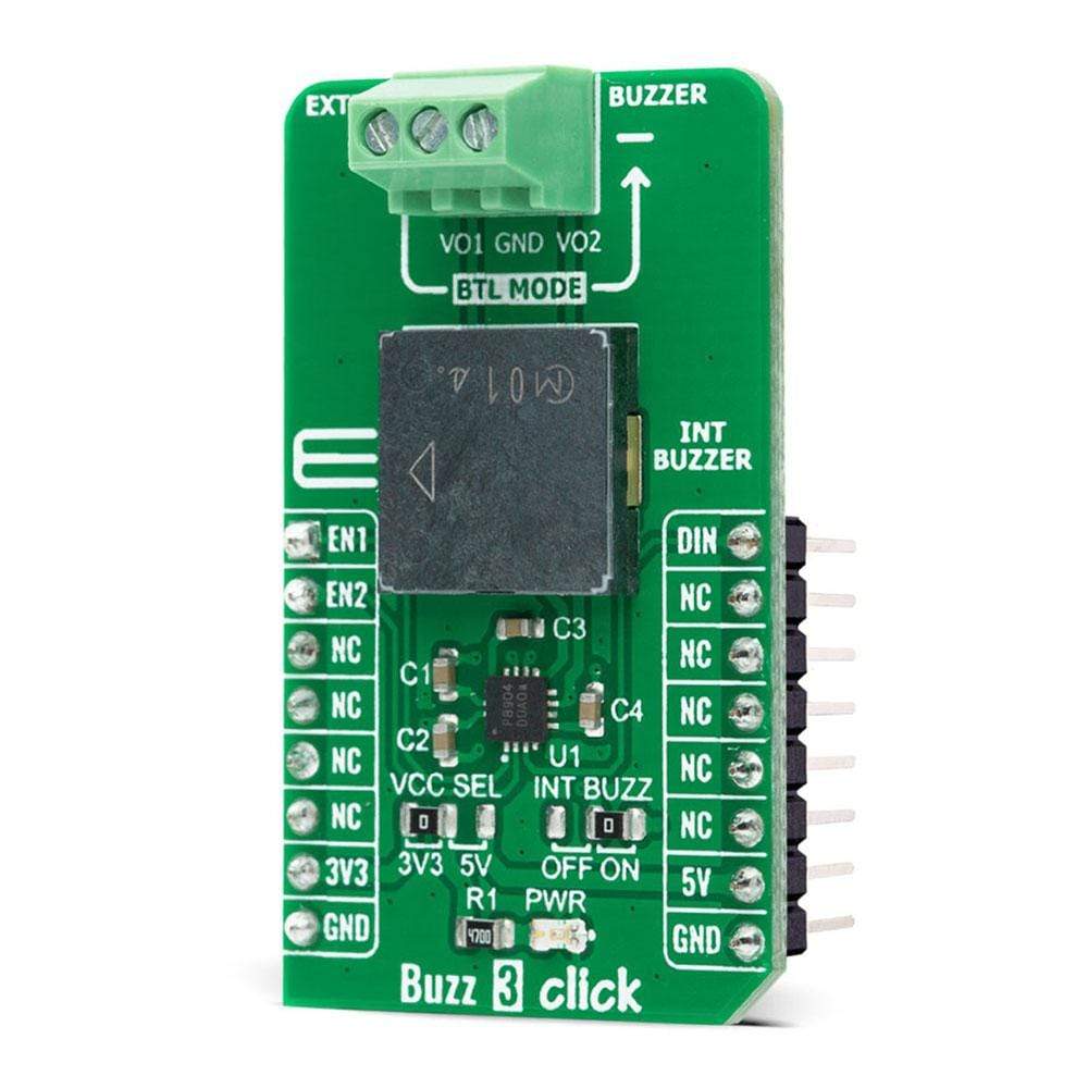 Mikroelektronika d.o.o. MIKROE-4390 Buzz 3 Click Board - The Debug Store UK