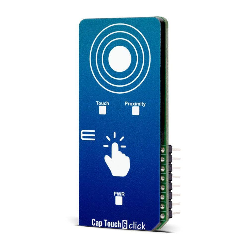 Mikroelektronika d.o.o. MIKROE-5517 CAP Touch 6 Click Board - The Debug Store UK