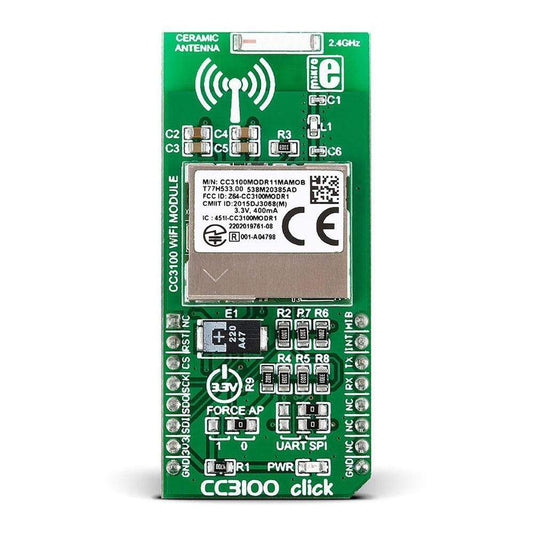 Mikroelektronika d.o.o. MIKROE-2336 CC3100 Click Board - The Debug Store UK