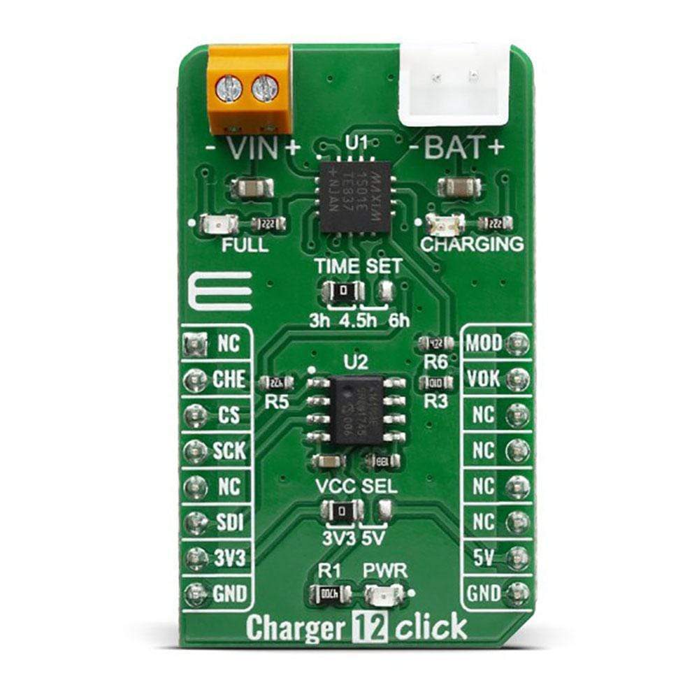 Mikroelektronika d.o.o. MIKROE-3744 Charger 12 Click Board - The Debug Store UK