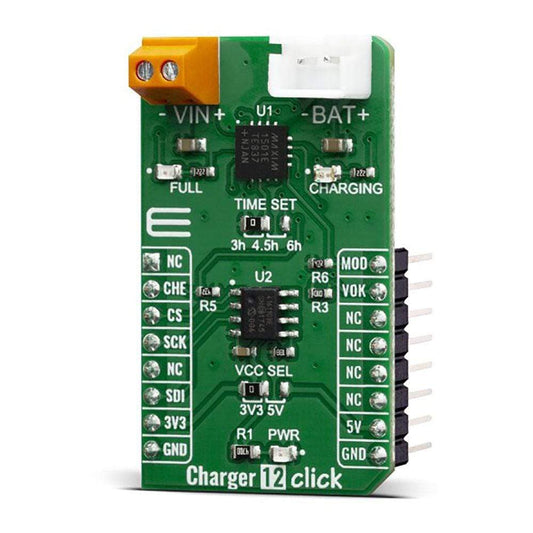 Mikroelektronika d.o.o. MIKROE-3744 Charger 12 Click Board - The Debug Store UK