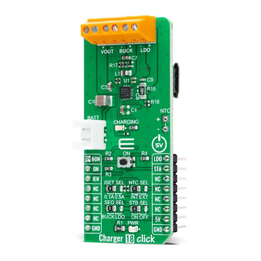 Mikroelektronika d.o.o. MIKROE-4990 Charger 18 Click Board - The Debug Store UK