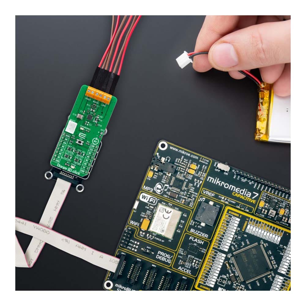 Mikroelektronika d.o.o. MIKROE-4990 Charger 18 Click Board - The Debug Store UK