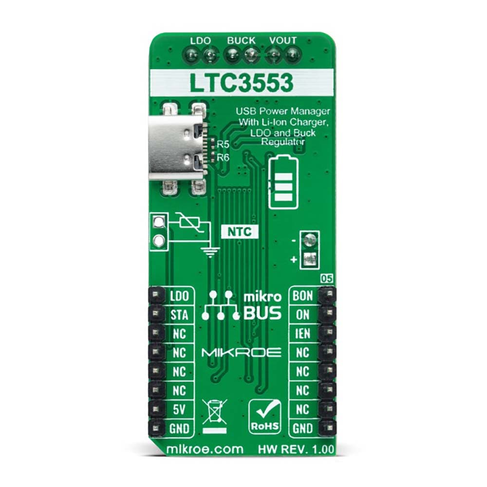 Mikroelektronika d.o.o. MIKROE-4990 Charger 18 Click Board - The Debug Store UK