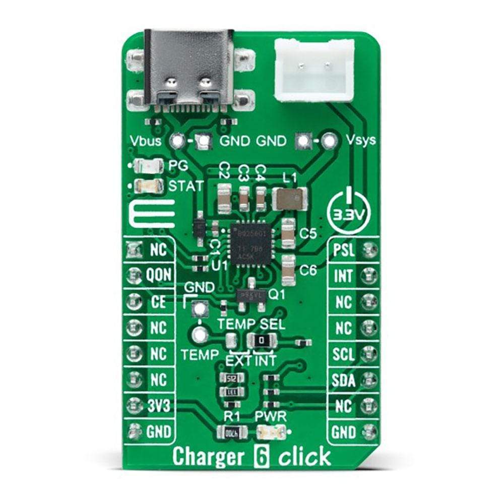 Mikroelektronika d.o.o. MIKROE-4576 Charger 6 Click Board - The Debug Store UK