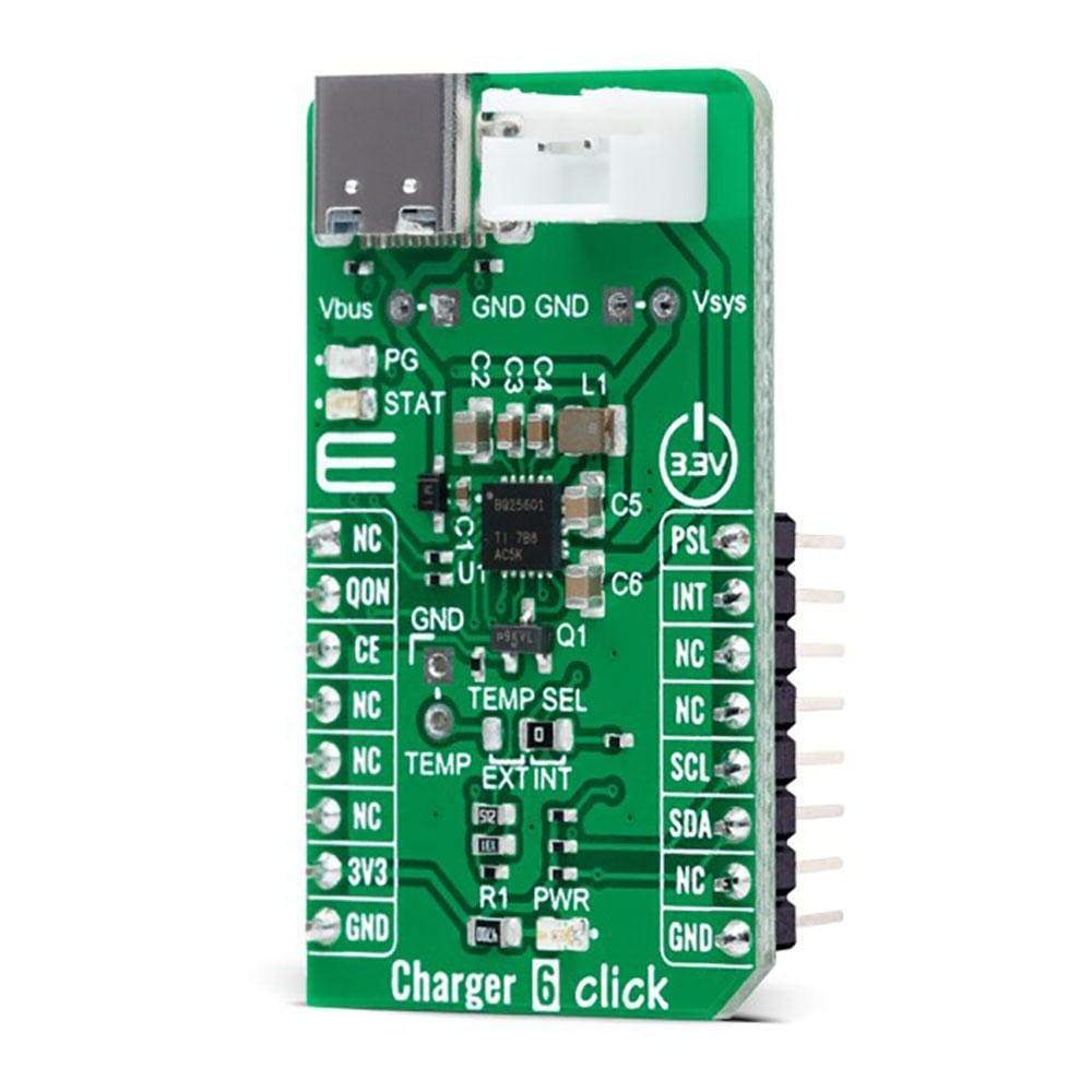 Mikroelektronika d.o.o. MIKROE-4576 Charger 6 Click Board - The Debug Store UK