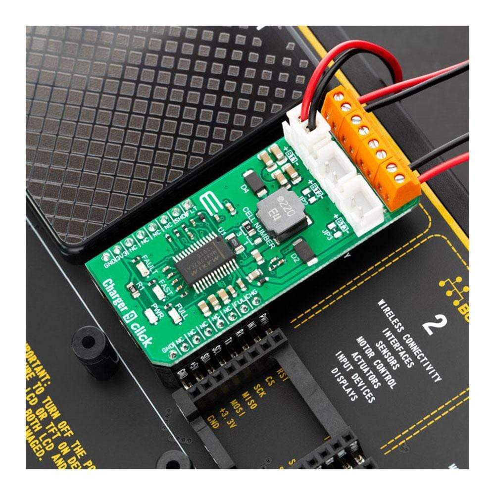 Mikroelektronika d.o.o. MIKROE-3568 Charger 9 Click Board - The Debug Store UK