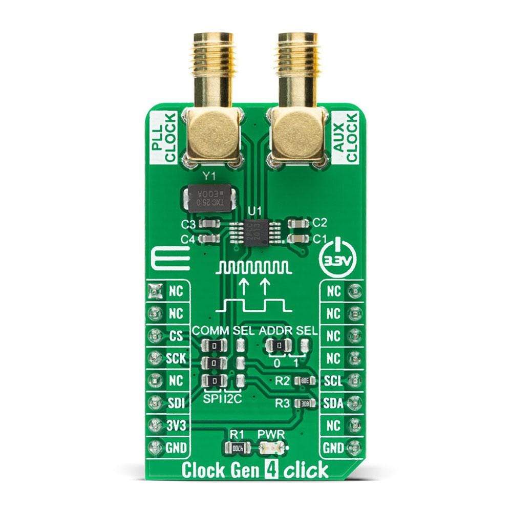 Mikroelektronika d.o.o. MIKROE-4300 Clock Gen 4 Click Board - The Debug Store UK