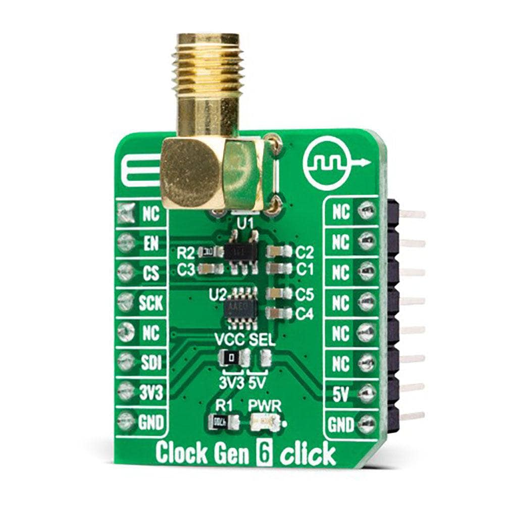 Mikroelektronika d.o.o. MIKROE-4973 Clock Gen 6 Click Board - The Debug Store UK