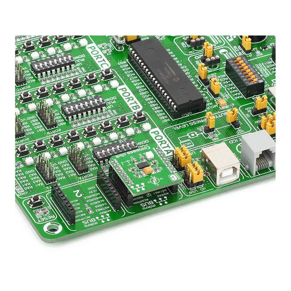 Mikroelektronika d.o.o. MIKROE-1386 Compass Click Board - The Debug Store UK