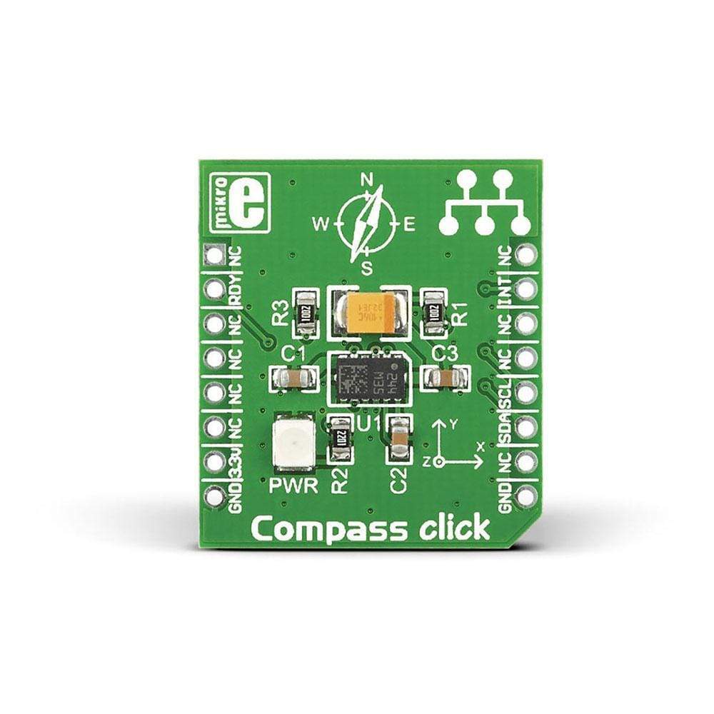 Mikroelektronika d.o.o. MIKROE-1386 Compass Click Board - The Debug Store UK
